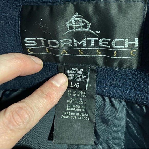 Stormtech Classic Vest Equestrian Embroidered Logo Size Large Fleece Faux Suede - Picture 5 of 10